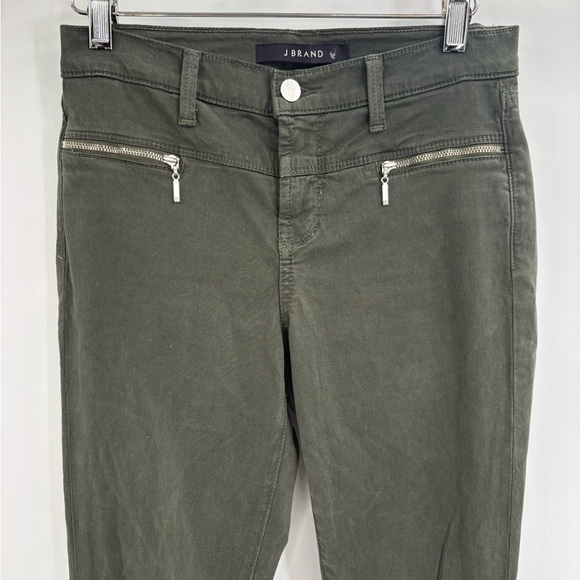 J brand revolve Miranda Zip Skinny in Caledon green pants Jean size 26 - Picture 8 of 16